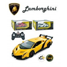 Машинка Lamborghini на радиоуправлении, длина 28 см , спортивный гоночный автомобиль для мальчиков и девочек, цвет желтый (17092316) Машинка Lamborghini на радиоуправлении, длина 28 см , спортивный гоночный автомобиль для мальчиков и девочек, цвет желтый (17092316)
