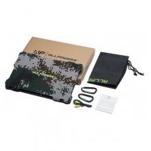 Зарядное устройство на солнечных панелях ALLPOWERS 5V21W для телефона 2 USB порта, водонепроницаемый, с защитным слоем ETFE (комуфляж) Зарядное устройство на солнечных панелях ALLPOWERS 5V21W для телефона 2 USB порта, водонепроницаемый, с защитным слоем ETFE (комуфляж)
