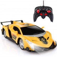 Машинка на радиоуправлении Growsland super car Lamborghini 1:16 спортивный гоночный автомобиль для мальчиков и девочек, цвет желтый (17092320) Машинка на радиоуправлении Growsland super car Lamborghini 1:16 спортивный гоночный автомобиль для мальчиков и девочек, цвет желтый (17092320)