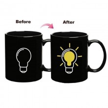Керамическая кружка Before-after Лампочка