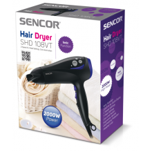 Универсальный фен для волос SENCOR SHD 108VT Черный (40030534) SENCOR