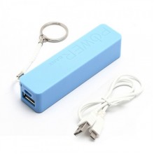 Портативное зарядное устройство PowerBank 2600 Голубой Портативное зарядное устройство PowerBank 2600 Голубой