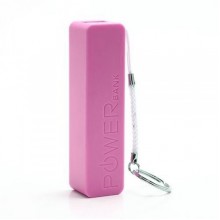 Портативное зарядное устройство PowerBank 2600 Розовый Портативное зарядное устройство PowerBank 2600 Розовый