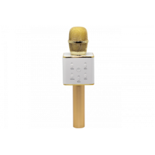 Беспроводной караоке микрофон UTM с динамиками в чехле Bluetooth USB Q7 Gold TOP SALE Беспроводной караоке микрофон UTM с динамиками в чехле Bluetooth USB Q7 Gold TOP SALE