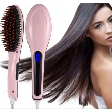 Щетка-выпрямитель Fast Hair Straightener HQT-906 NEW с LED дисплеем Pink (120112157) Щетка-выпрямитель Fast Hair Straightener HQT-906 NEW с LED дисплеем Pink (120112157)