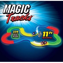 Конструктор авто трек гоночная трасса Magic Tracks 220 деталей + мост+ 1 машинка светящаяся в темноте , длина 3 метра (18111134) Конструктор авто трек гоночная трасса Magic Tracks 220 деталей + мост+ 1 машинка светящаяся в темноте , длина 3 метра (18111134)