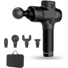 Портативный ручной массажер для тела MW  Gun Мышечный Black (6673829) TOP SALE!!!!