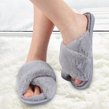Женские домашние тапочки Slippers QF8808 размер 36/37 - 23.5 см цвет- серые (2211021048) Женские домашние тапочки Slippers QF8808 размер 36/37 - 23.5 см цвет- серые (2211021048)